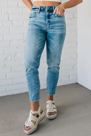 Marlo High Rise Mom Jeans