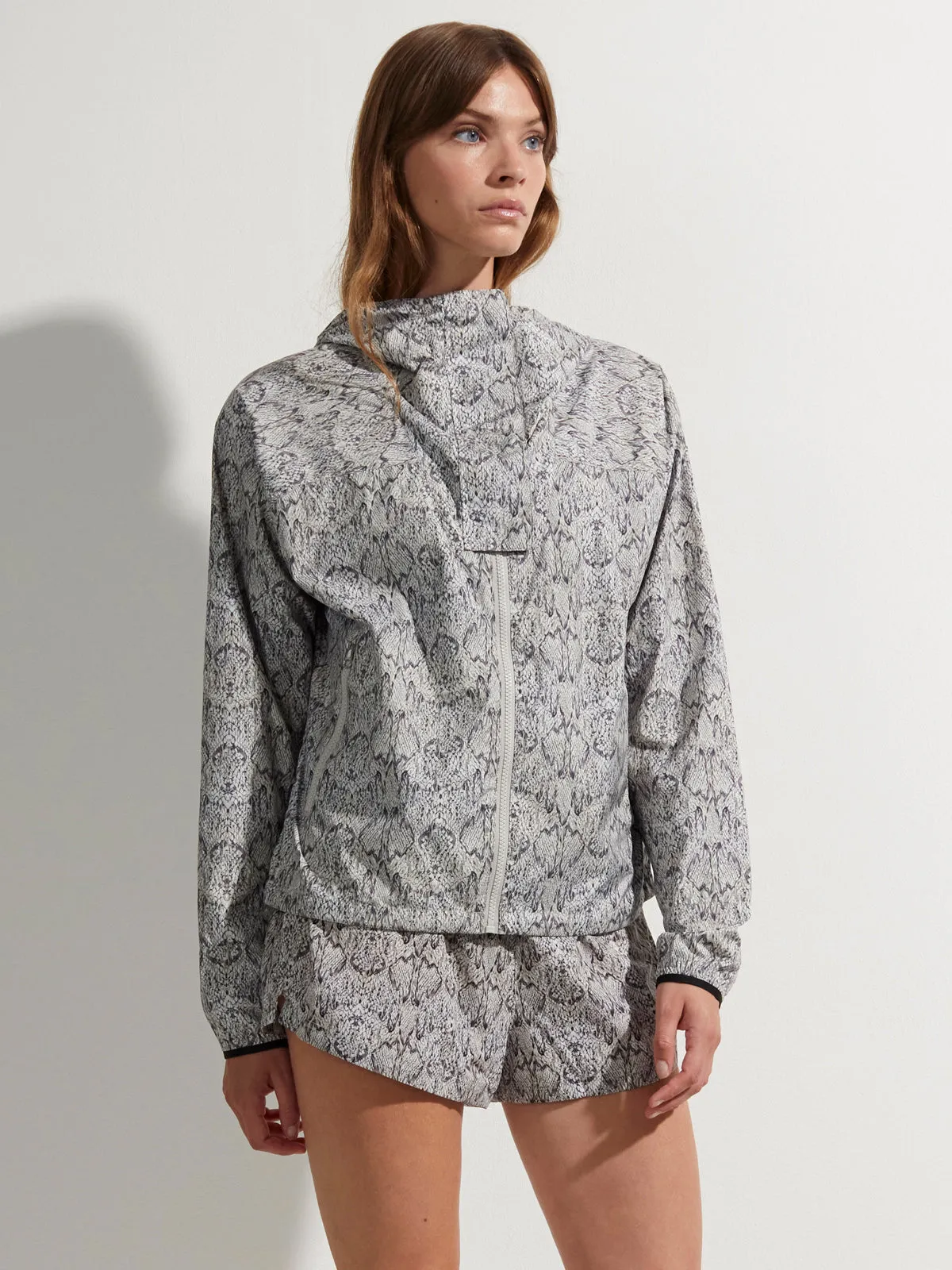 Mirrored Snake Terrace Windbreaker Jacket