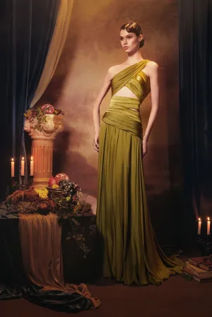 One-Shoulder Modified A-line Dress