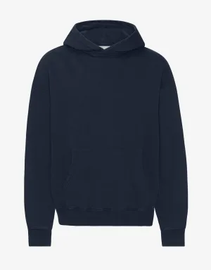 Organic Oversized Hood - Navy Blue