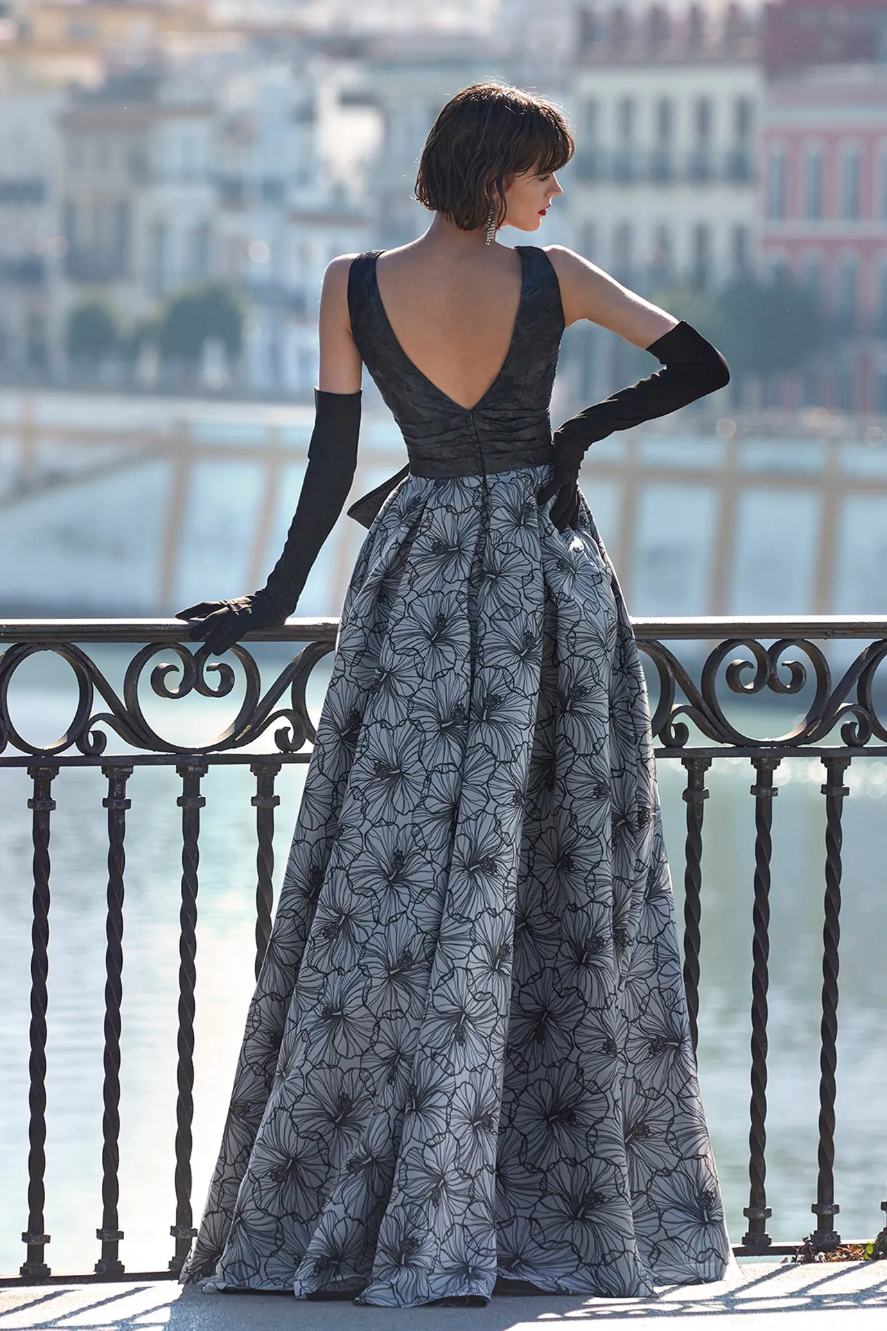 Organza Sleeveless A-line Dress