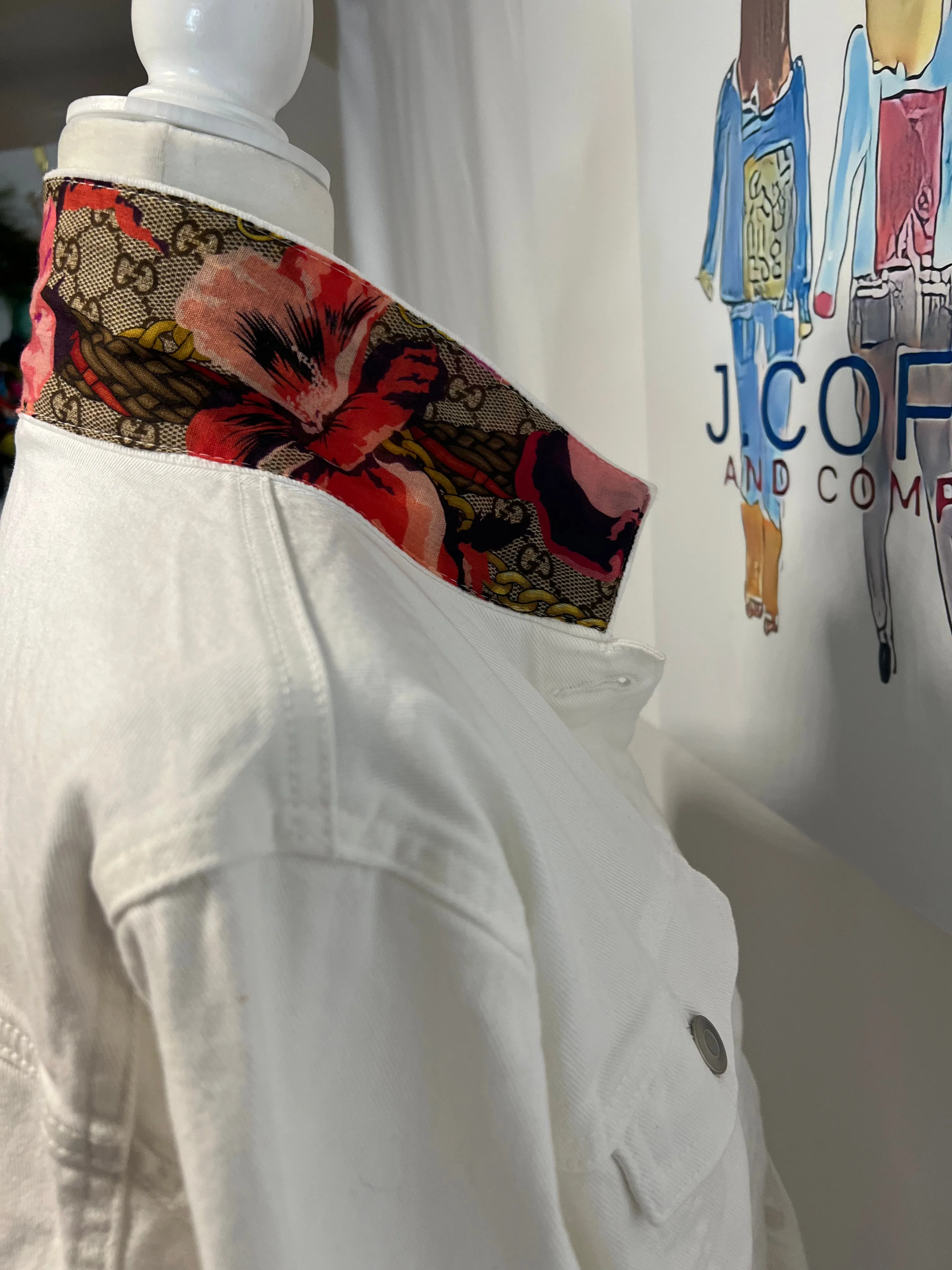 Poppy Pink Monogram Jacket
