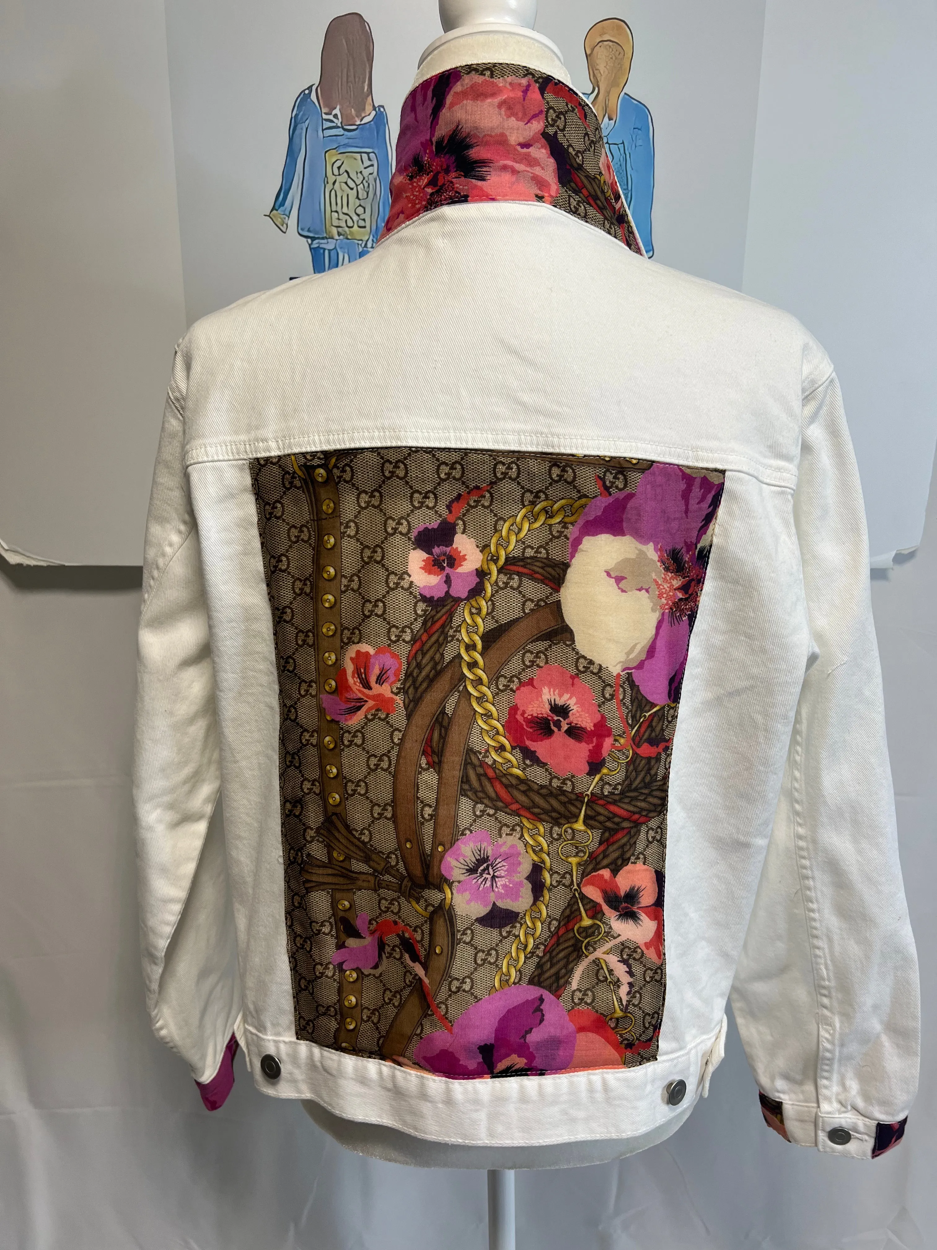 Poppy Pink Monogram Jacket