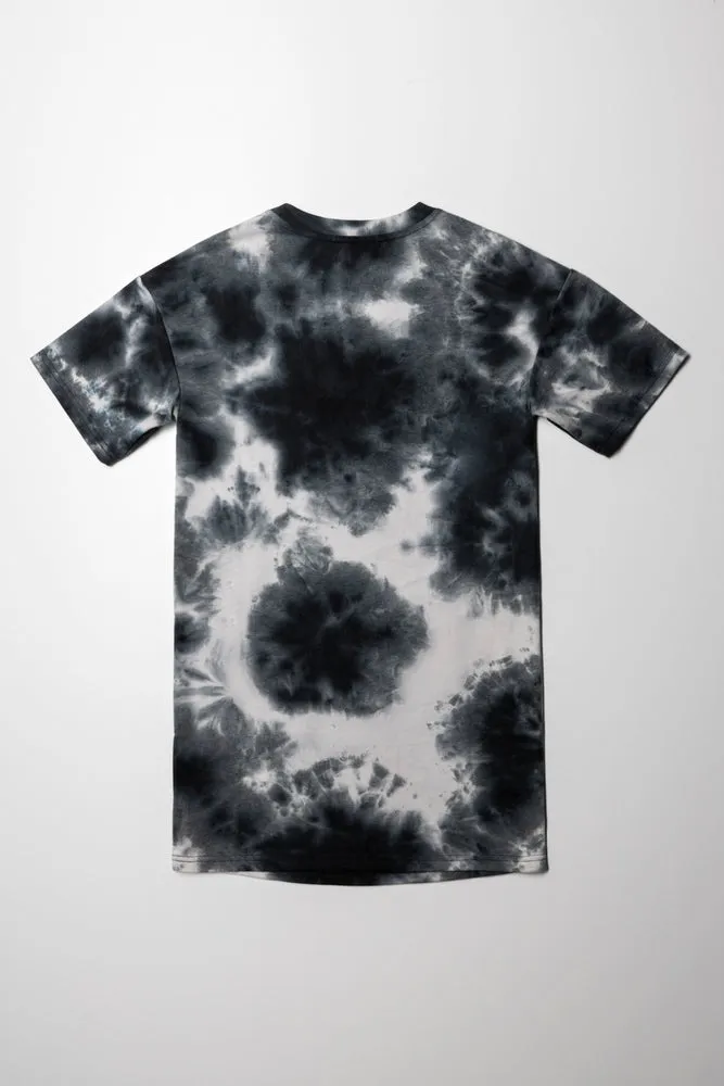 SmileyWorld T-Shirt Dress Black