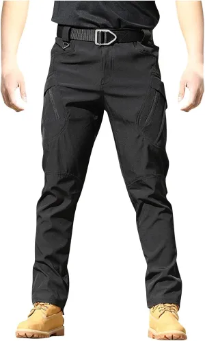 Tactical Cargo Pants for Men Ripstop Water Resistant Camo Hiking Pants Stretch Lightweight Work Pant Multi Pockets