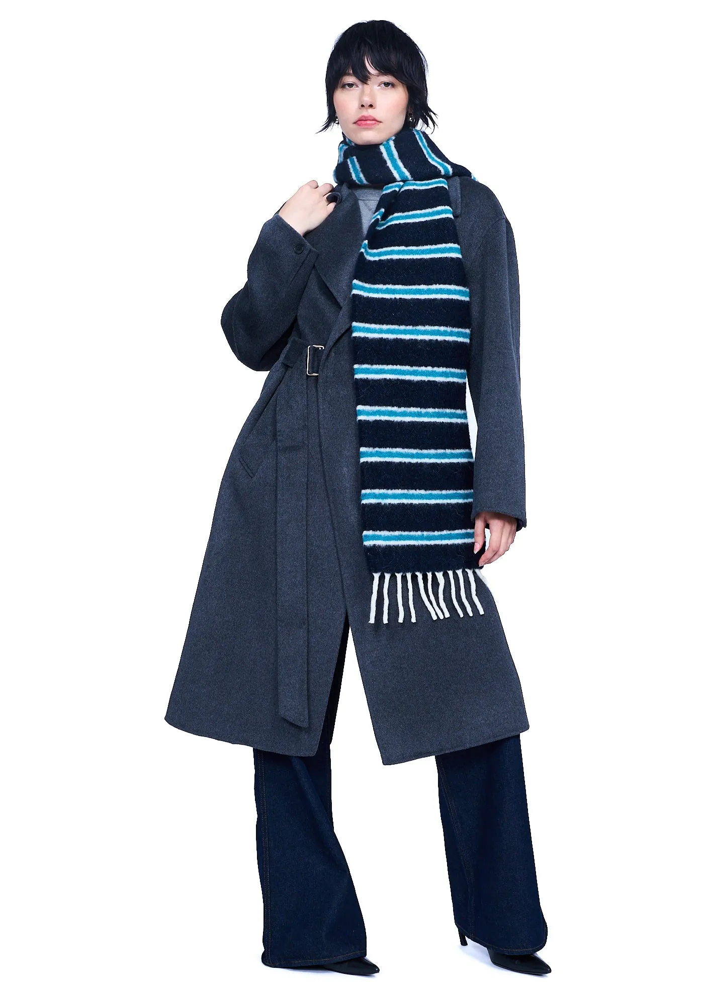 TONYWACK Double-faced Wool And Cashmere Belted Coat