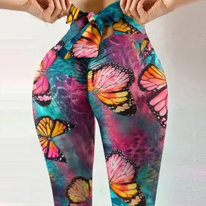 Ultimate Women's Yoga Leggings - Seamless Fitness Tights for Gym, Sports & Daily Wear - Comfortable Ankle-Length Pants with Elastic Waist