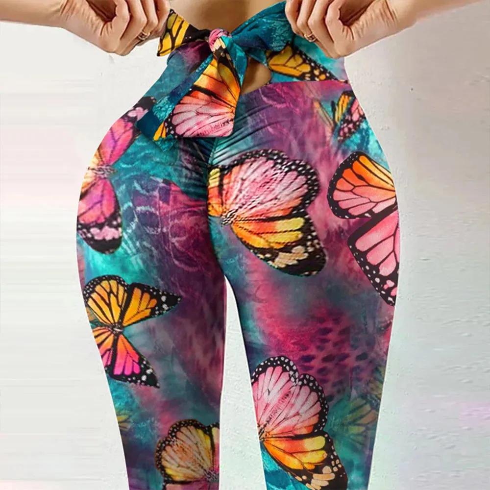 Ultimate Women's Yoga Leggings - Seamless Fitness Tights for Gym, Sports & Daily Wear - Comfortable Ankle-Length Pants with Elastic Waist