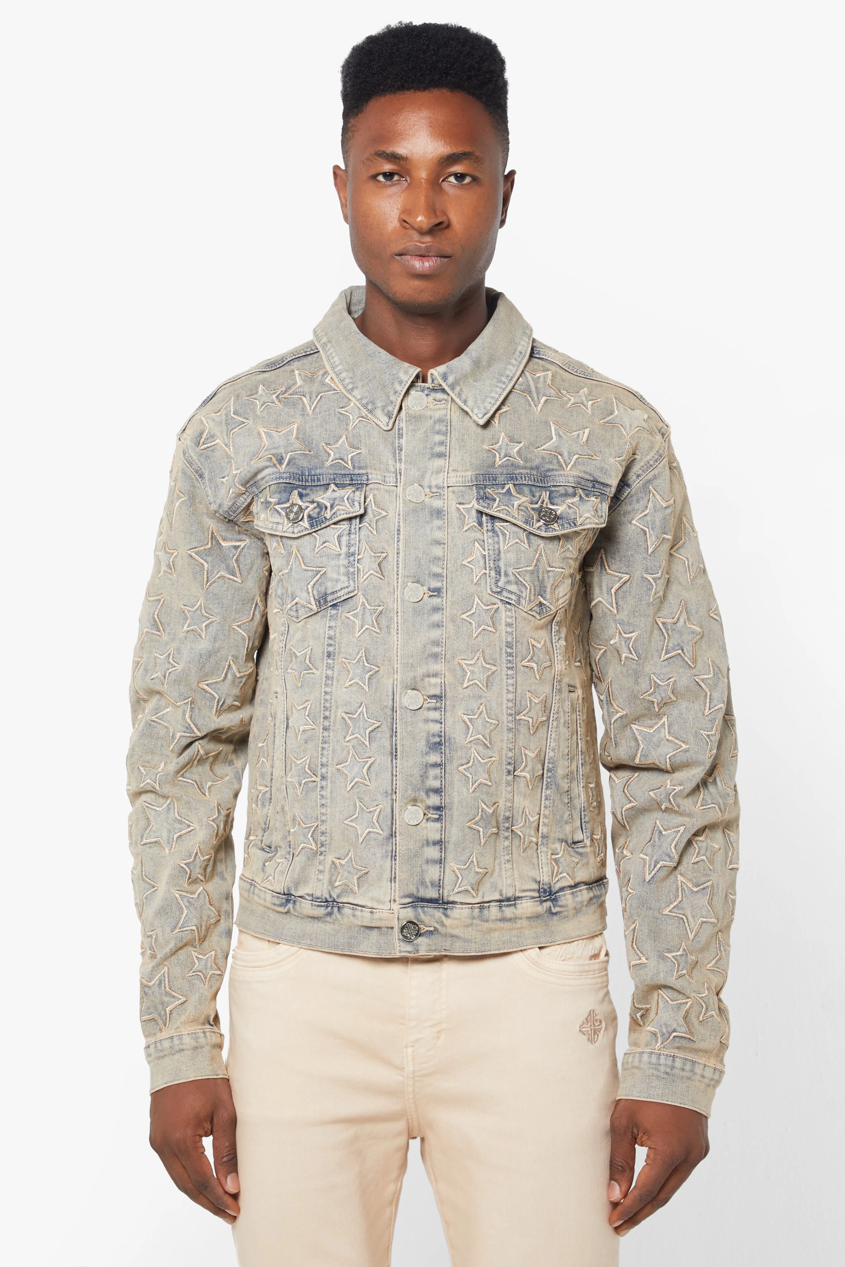 Vintage Stars Denim Jacket