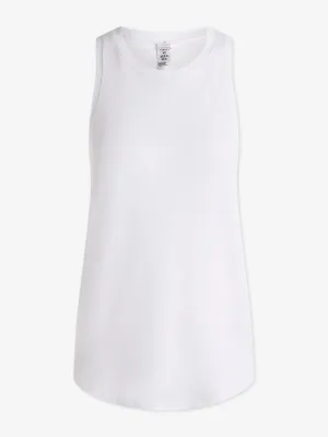 White Dacey Seamless Longline Tank Top