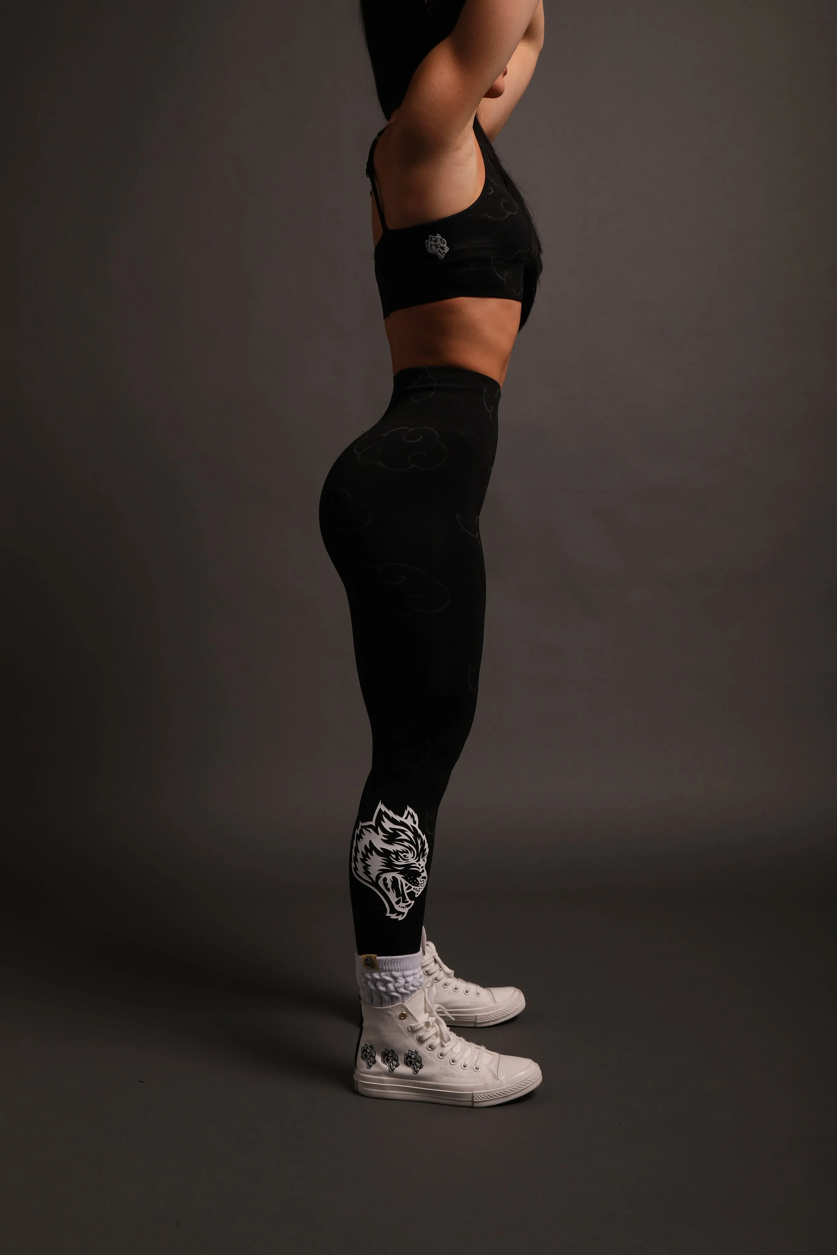 Wolf Cloud Loyalty "Everson Seamless" Leggings in Black