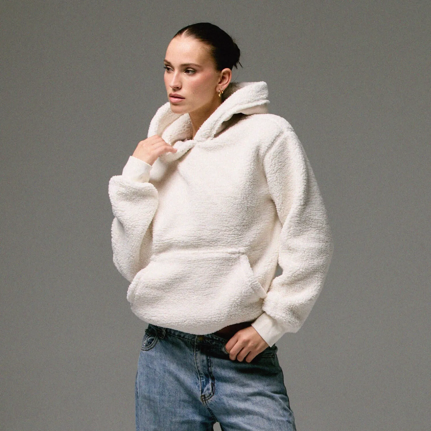 WOMENS SHERPA HOODIE