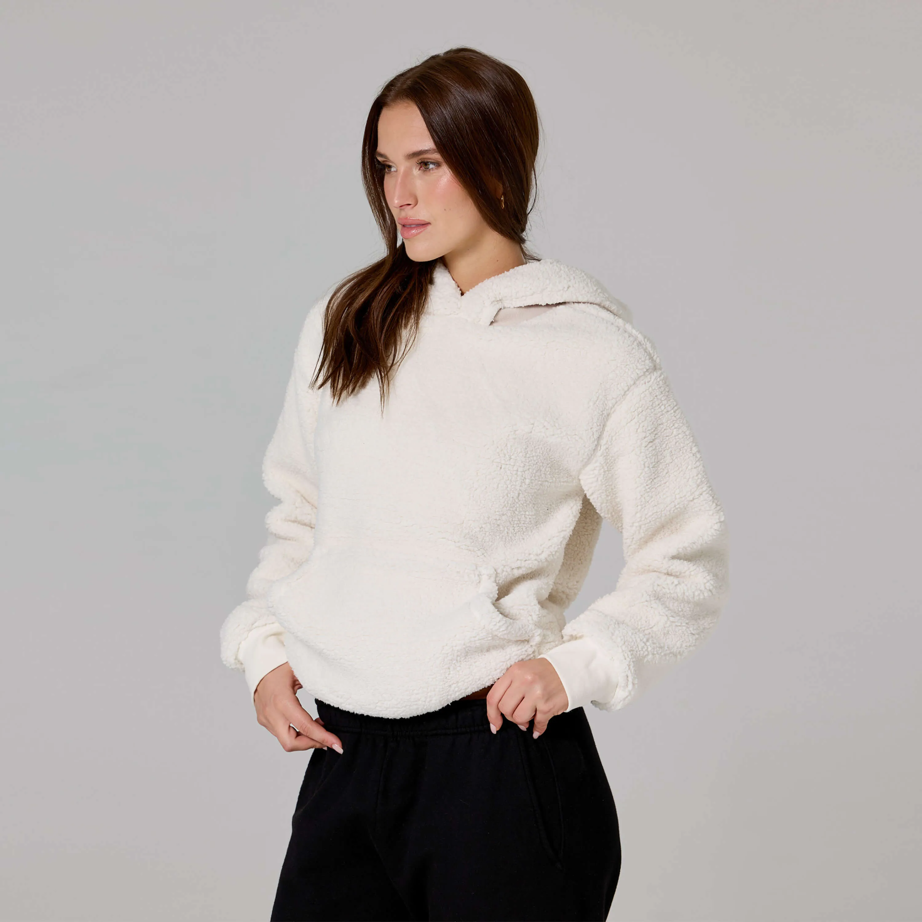 WOMENS SHERPA HOODIE