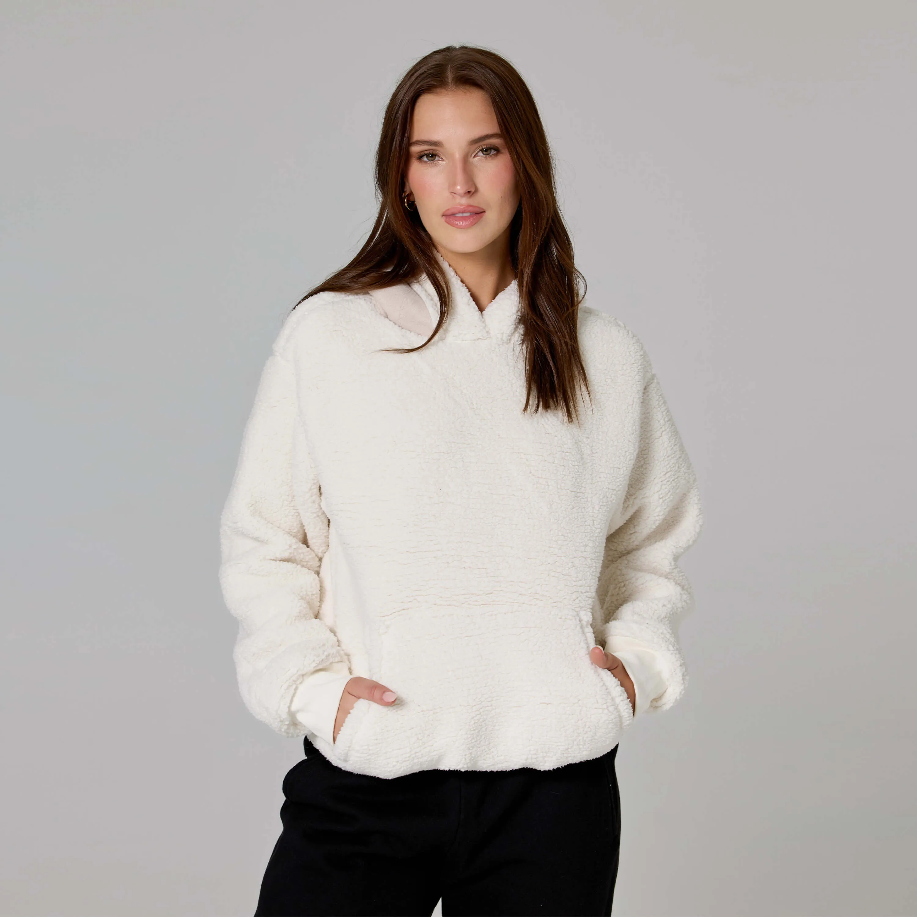 WOMENS SHERPA HOODIE