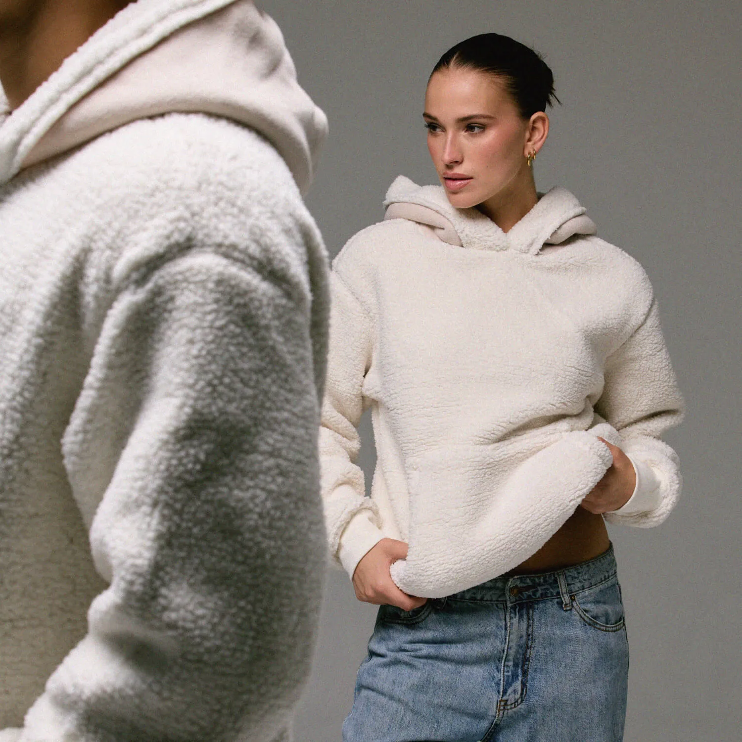 WOMENS SHERPA HOODIE